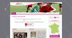 Desktop Screenshot of adherents.ufolep.org